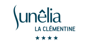 logo sunelia la clementine 2022 bleu png